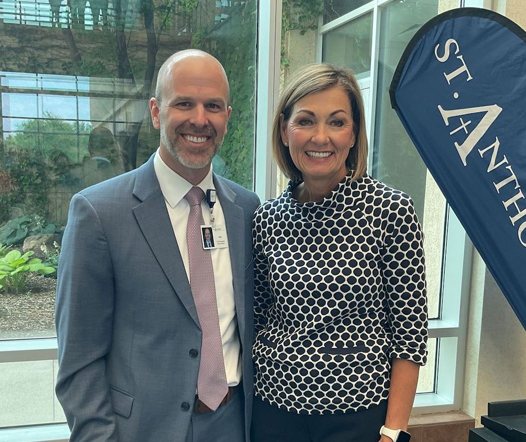 Allen Anderson & Gov. Kim Reynolds
