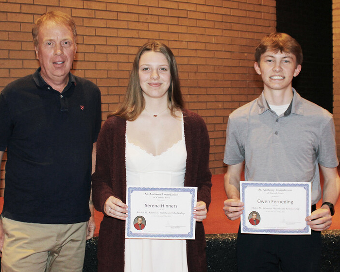 2024 Scholarship Winners: Serena Hinners and Owen Ferneding