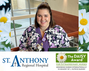 Jenny Nagl Honored with DAISY Award at St. Anthony Regional Hospital