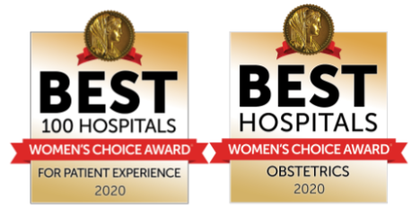 2020 Womens Choice Awards in Patient Satisfaction and Obstetrics