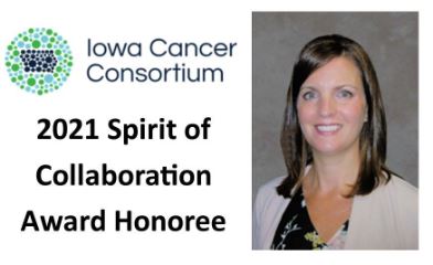 Lori Pietig, Director of St. Anthony Regional Cancer Center, honored with Spirit of Collaboration Award