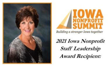 Trish Roberts, St. Anthony Foundation Director, honored with Iowa Nonprofit Award