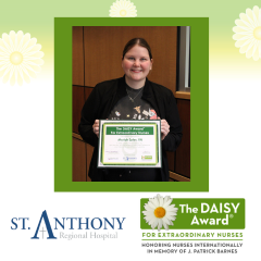 St. Anthony Regional Hospital celebrates DAISY Award recipient Mariah Spies