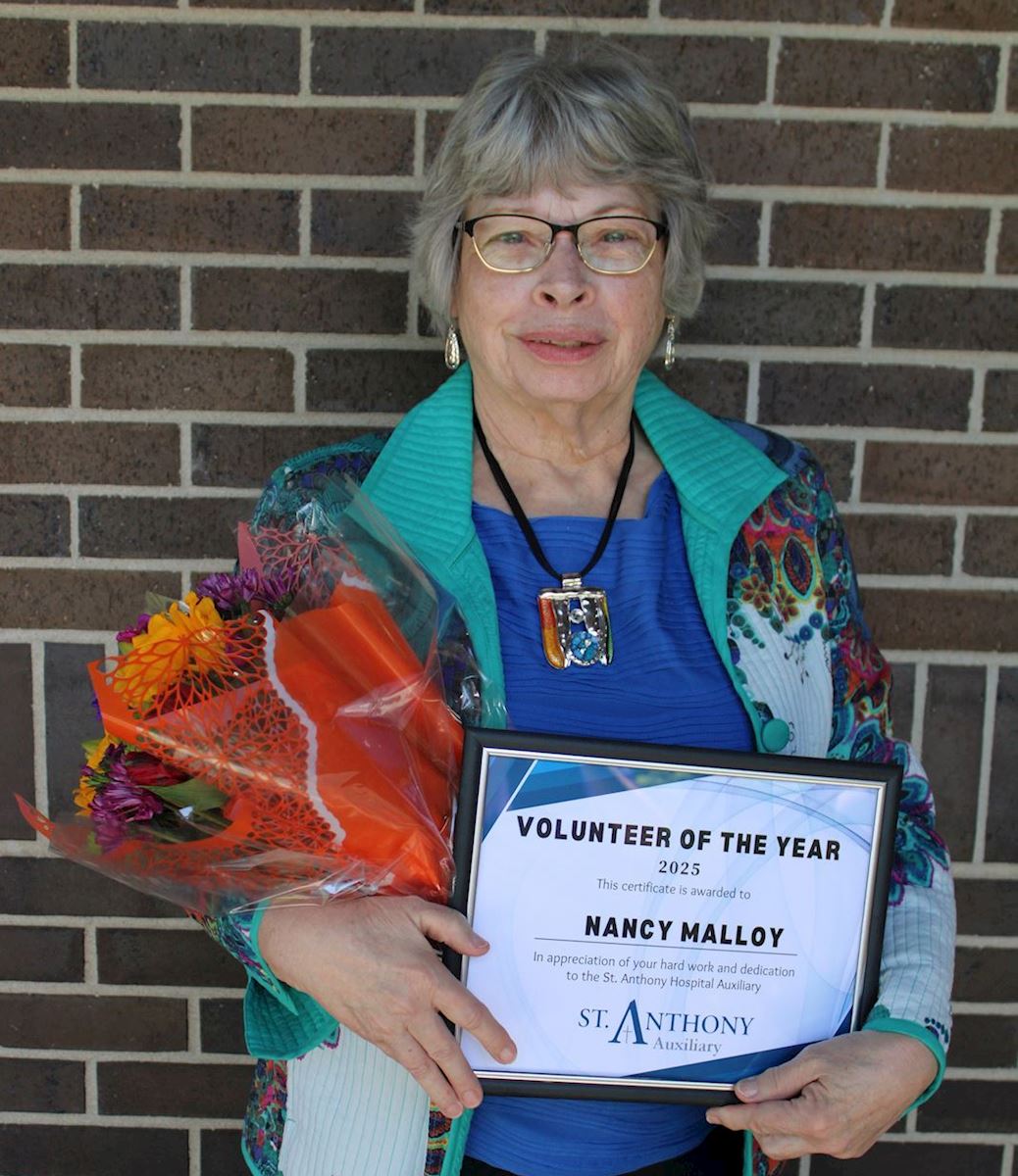 St. Anthony Auxiliary Honors Members' Service & Nancy Malloy Named Volunteer of the Year