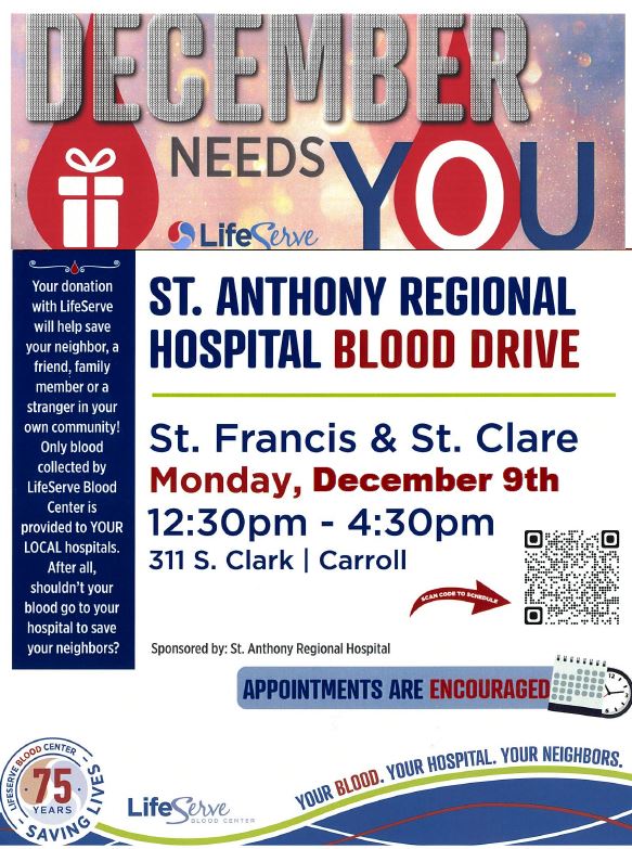 Dec. Blood Drive