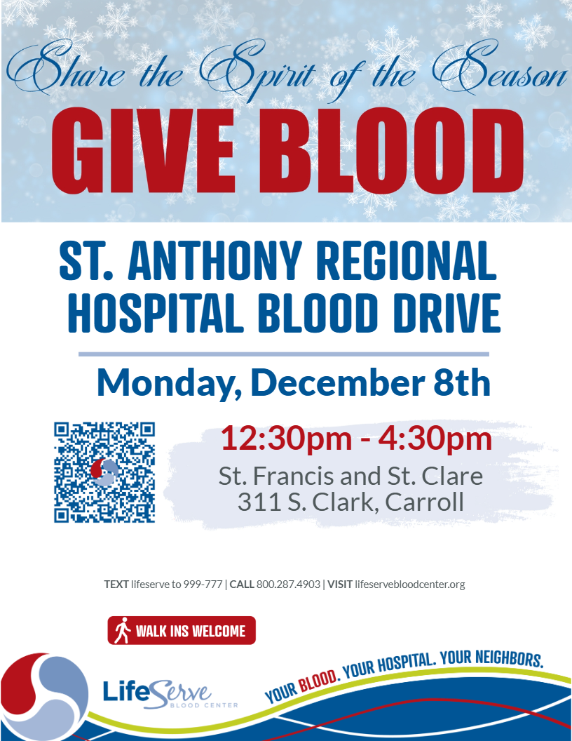 Dec. Blood Drive