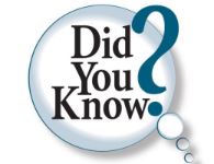 Did You Know