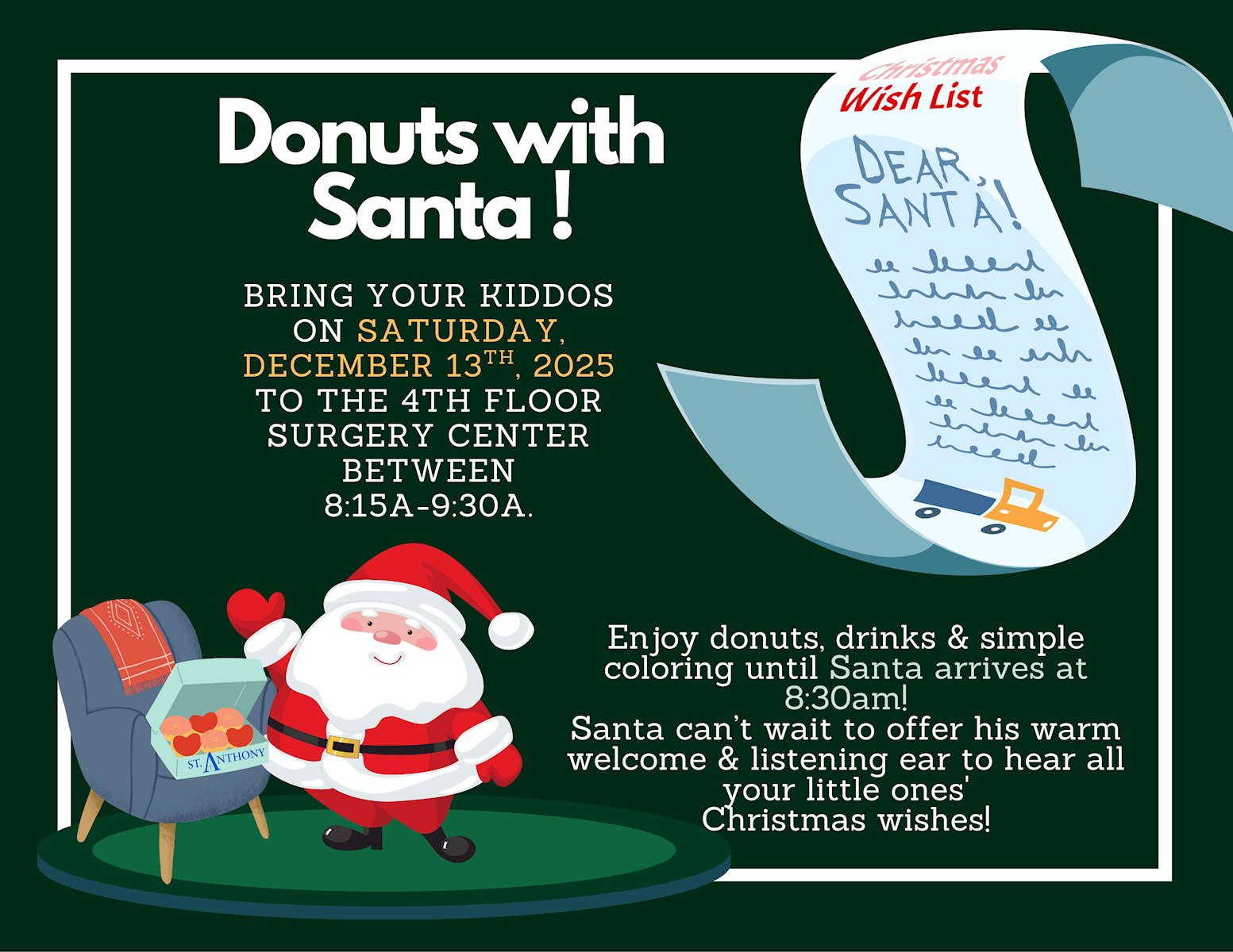 Donuts W Santa