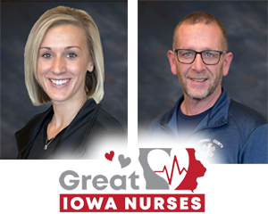 Woerdehoff and Wuebker Named 2023 Great Iowa Nurses