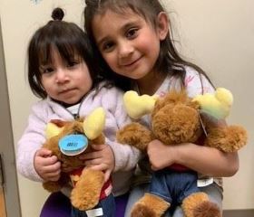 Moose Lodge Donates Stuffed Animals to Children Receiving Care at St. Anthony